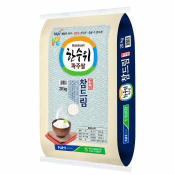 [26년 햅쌀] 국내산 경기미 한수위 파주쌀 20kg / 참드림 GAP인증