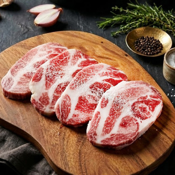[바라던]수입산 냉동 이베리코 목살 200g+200g