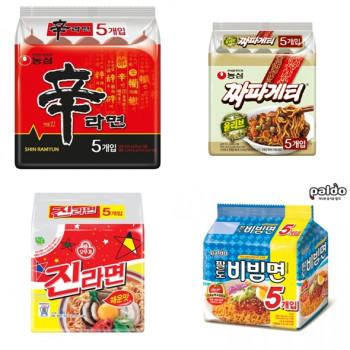 인기 봉지라면 묶음 구성 골라담기