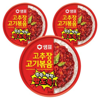 샘표 고추장 고기볶음 95g x 3개