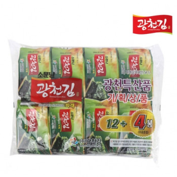 [광천김] 소문난 파래 도시락김 5g [32/48/64봉]