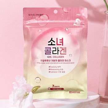 [일양약품] 소녀콜라겐 히알루론산 저분자 콜라겐 마스크 7매입