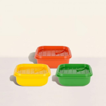 [실리만] 뉴트로 삶아쓰는 실리콘 용기 240ml (2P) WSK7226 (색상 택1) ★