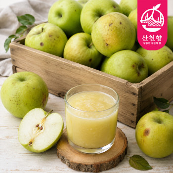 (농할) [산천향] 안동사과 26년산 햇 썸머킹 (쥬스용) 3kg/6kg/10kg (예약판매 7/6 순차출고)