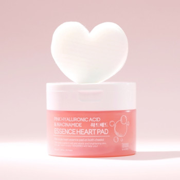 [텐제로] 핑크 히알루론산 나이아신아마이드 에센스 하트 패드 150g (50pads)