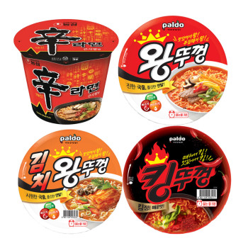 인기컵라면 4종(신라면 큰사발 3개+왕뚜껑 3개+김치왕뚜껑 3개+킹뚜껑 3개)