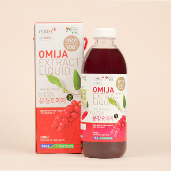 [문경시조합공동사업법인] GAP인증 햇살열린 문경오미자 청 1000ml 2병/4병