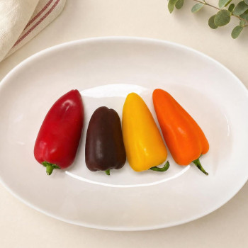[경매직송] 국내산 알록달록 미니 파프리카 1kg (250g X 4팩) 컬러혼합
