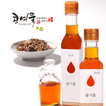 [농부가바로팜] [콩여울] 청정고창 저온압착 들기름 165ml/260ml
