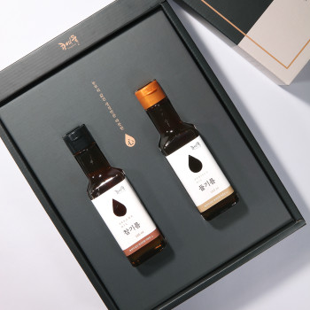 [농부가바로팜] [콩여울] 정담고을1호 참기름+들기름 165ml