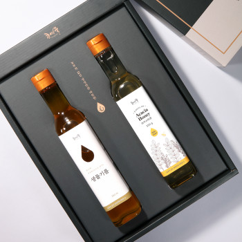 [농부가바로팜] [콩여울] 정담고을4호 생들기름260ml+아카시아꿀350g