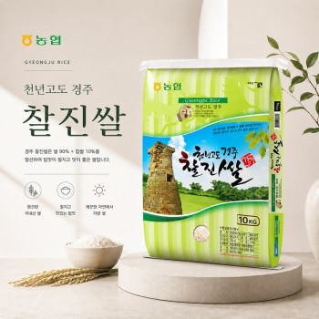 [경주시농협] 천년고도 경주 찰진쌀 10kg [햅쌀]