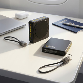 [내셔널지오그래픽] 마그네틱 무선 충전 보조배터리 5,000mAh