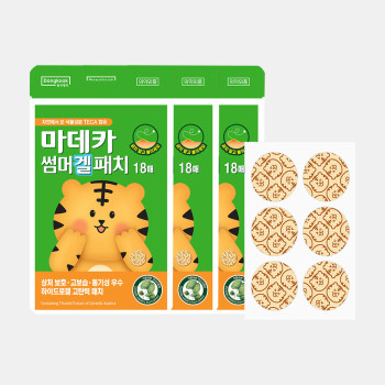 [동국제약] 마데카 썸머 겔 패치 18매 3개