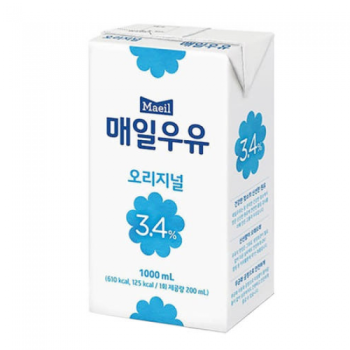 [딱! 7일 특가] 매일유업 멸균우유 오리지널 1000mL x 4팩/10팩