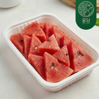 [꿀담] 당일 컷팅! 간편하게 즐기는 컷팅수박 500g