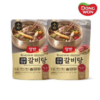 [동원] 양반 수라 고려인삼 갈비탕 460g x 3팩
