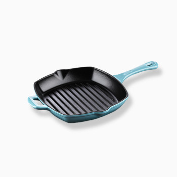 [La Cuisine] 라퀴진 아일랜드 무쇠 그릴팬 24cm