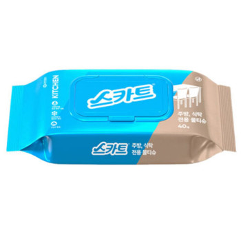 [스카트] 주방 식탁 전용물티슈 40매x5개