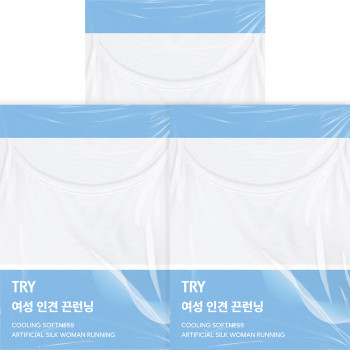 TRY 여성 인견 냉감 끈런닝 3매