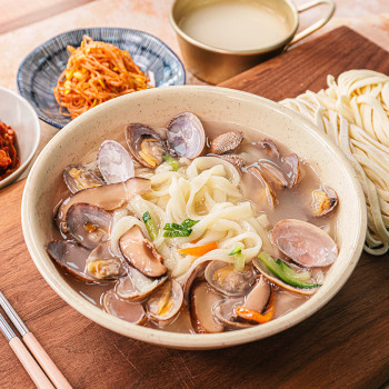 군산 바지락칼국수 생면 바지락소스 5인분 7인분 10인분