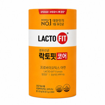 [종근당건강] 락토핏코어 생유산균 프로바이오틱스(2g x 60포 x 3개입)