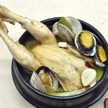 [초복엔] 전복 백합 삼계탕 밀키트(2인분) 복날 원기회복