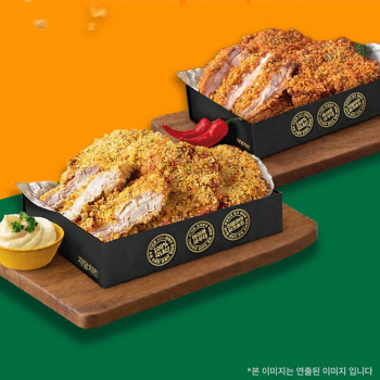 [자담치킨] 통닭다리 빠삭 KING 순살 치킨 오리지널 / 스파이시