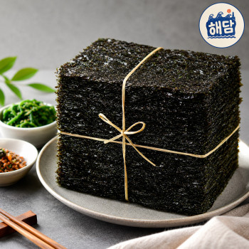 [해담] 두툼하고 바삭한 햇 곱창 재래 돌김 100매