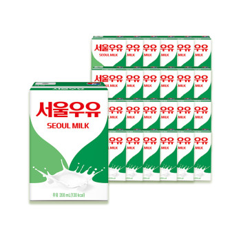 [서울우유] 멸균 흰우유 200mlX24개입