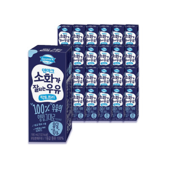 [동원] 덴마크 소화가 잘되는 우유 멸균 흰우유 190mlX24개입