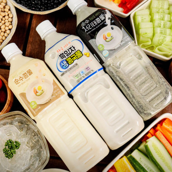 울할매 콩물 3종 , 1병 1000ml 1+1, 국산콩 100% 찐한 콩물!  콩국수 두유 등