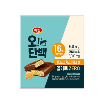 [하림] 오늘단백 밀크초코 치즈케이크바 48g 12개