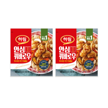 [하림] 안심 꿔바로우 450g 2개