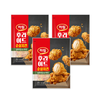 [하림] 후라이드 순살치킨 380g 3개