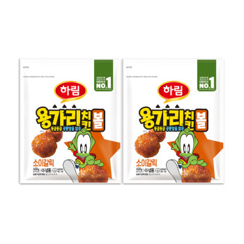 [하림] 용가리 치킨볼 소이갈릭 450g 2개