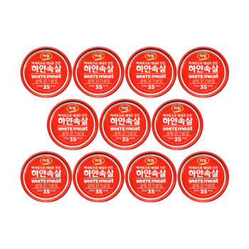 [하림] 뉴 하얀속살 슬림 닭가슴살 135g 10개 세트