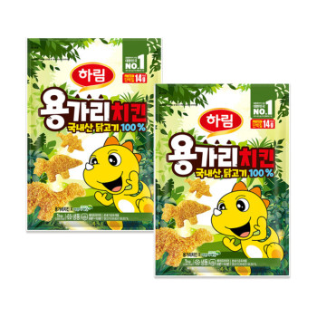 [하림] 용가리치킨 1kg 2개 세트