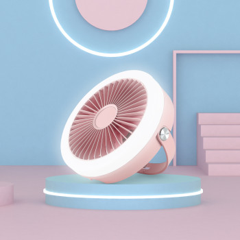 [얼랏] BLDC 리모컨 LED 써큘레이터 (파스텔 핑크) OE-N2P