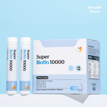 [스웨디시뉴트라] 슈퍼비오틴 10000(25ml x 20샷)