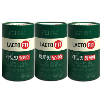 [종근당건강] 락토핏 당케어 60포 3개, 총 180포
