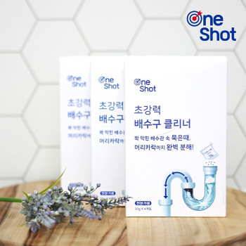 [한결스토어]의 원샷 노기오 초강력 배수구 클리너 용해제 30g*4