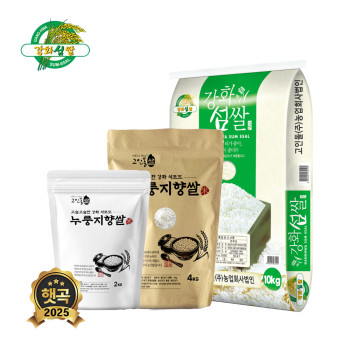 (농할) [모아담]25년 상등급 강화섬 석모도 누룽지 쌀(백미) 10kg