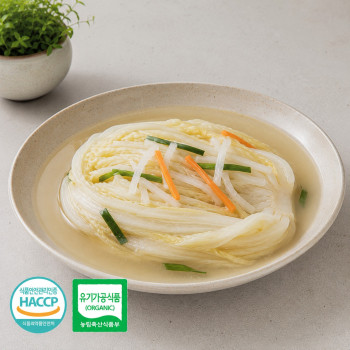 [김장의민족] HACCP 인증! 유기농 백김치 1kg