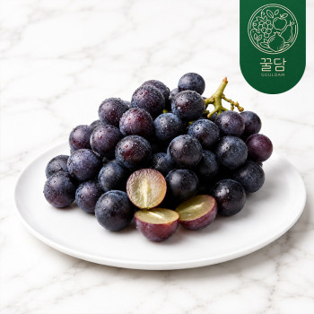 [꿀담] 통째로 먹는 씨없는 충랑포도 1.5kg/2kg