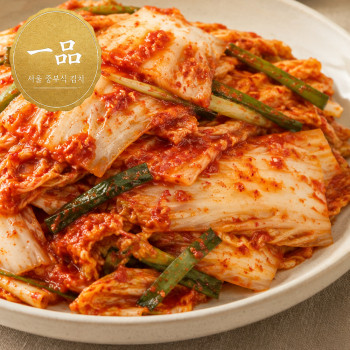 주문 후 생산 [일품김치] 텁텁하지 않은 깔끔한 중부식 겉절이 김치 3kg 5kg 10kg 100%국내산 농산물