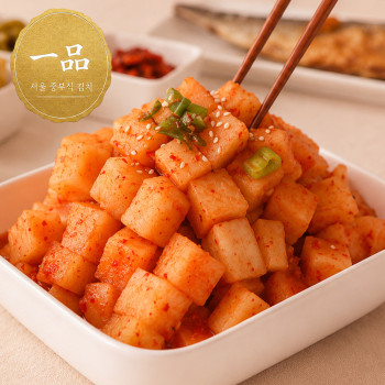 [25년 전통 일품김치] 시원하고 깔끔한 서울 중부식 김치 깍두기 3kg 5kg 10kg 100%국내산 농산물