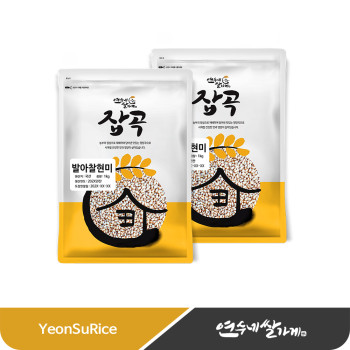 국산 발아 찰현미 2kg(1kgX2) 현미찹쌀