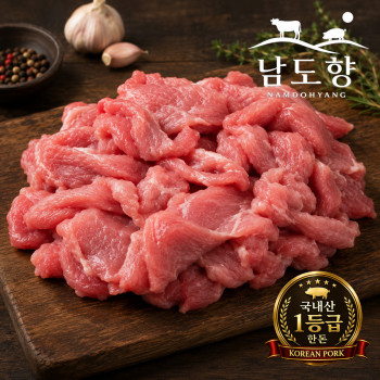 (농할) [딱! 7일 특가] [남도향] 1등급 한돈 뒷다리살(불고기/찌개) 300g/500g/1kg