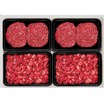 1+등급 명품 감사한우 정육세트1호[1.6kg] (불고기 400g*2 + 국거리 400g*2)